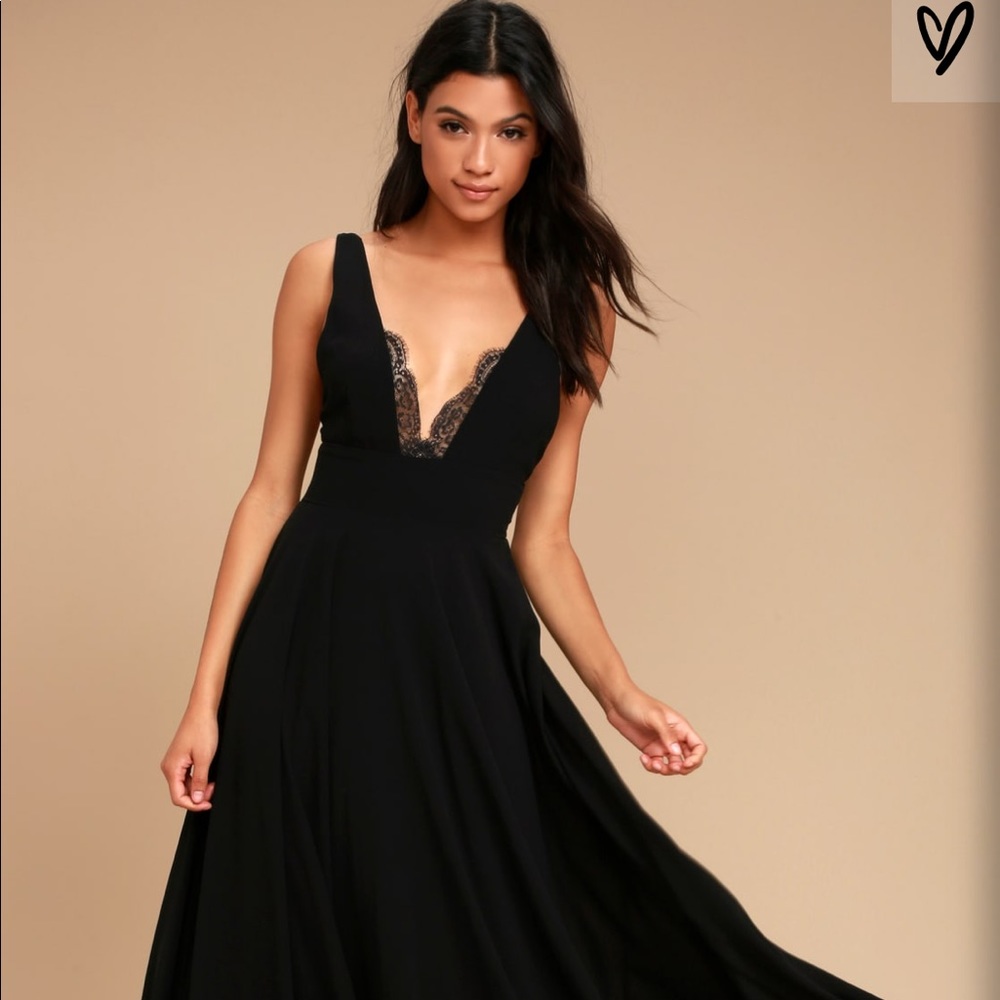 LuLus floor length dress